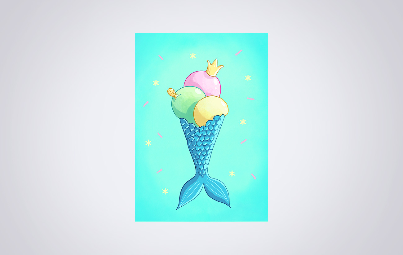 mermaid ice cream
